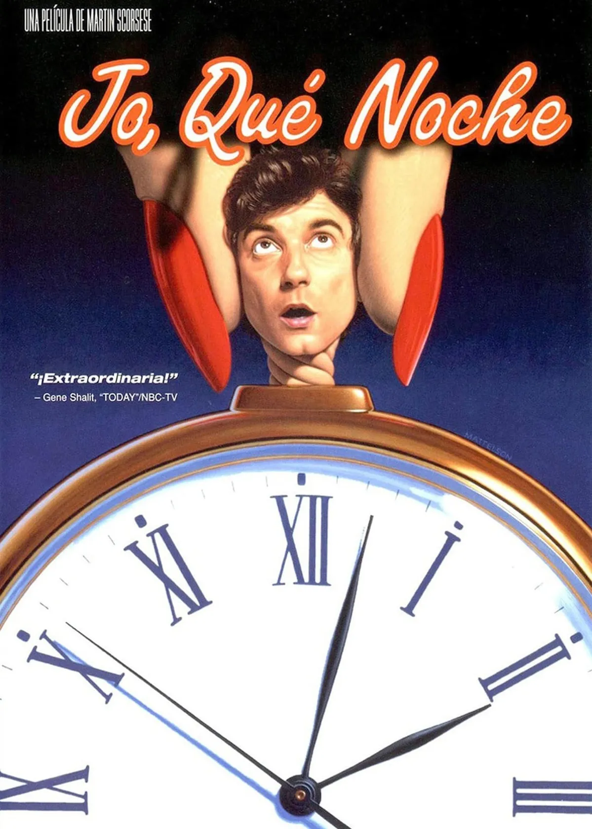 ¡qué noche!