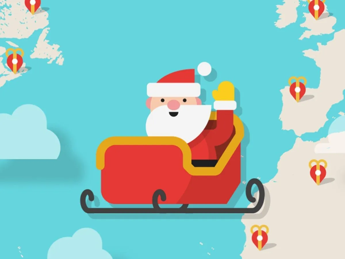 Sigue a Santa — Sigue a Santa en Google