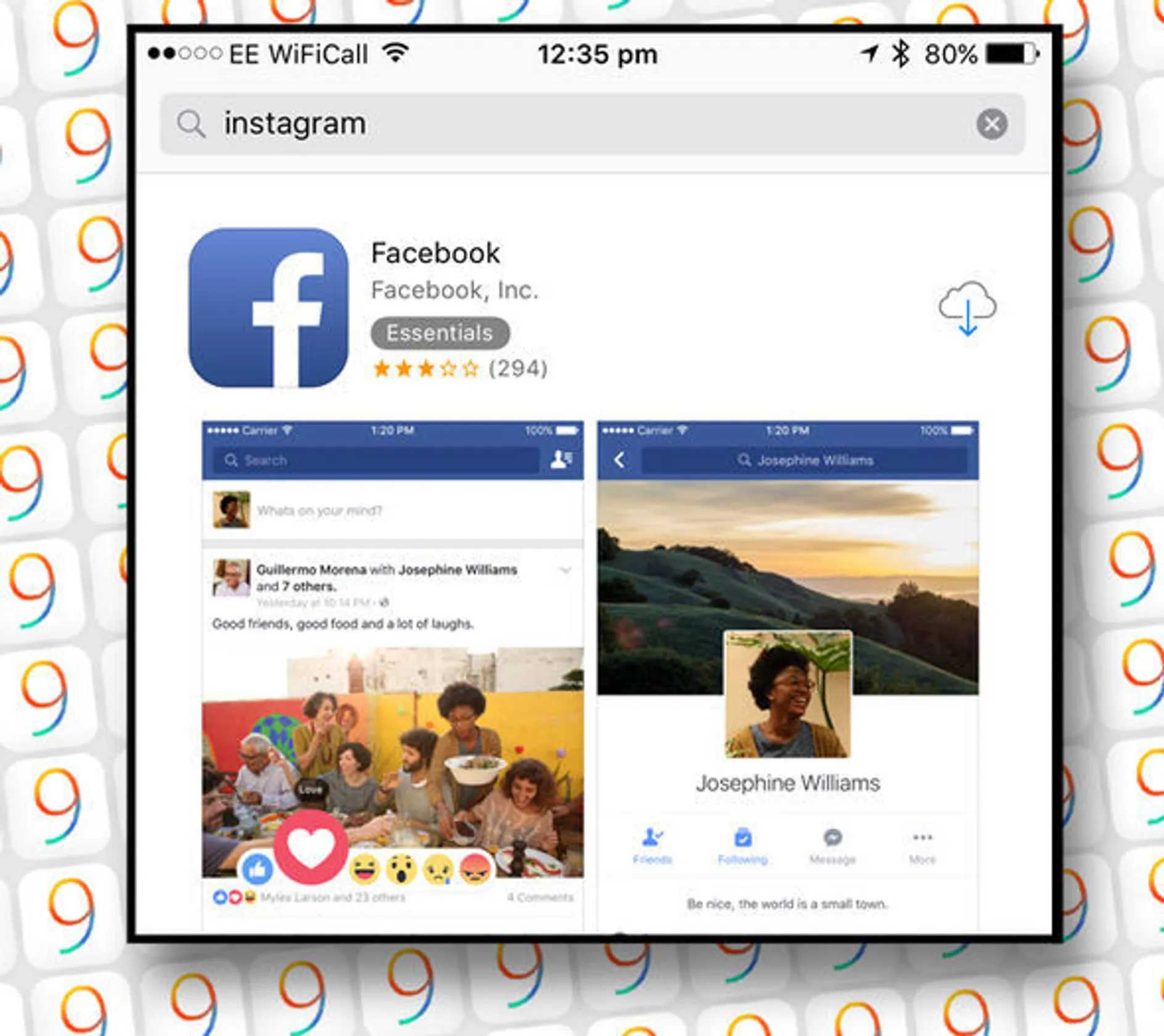 Facebook en App Store