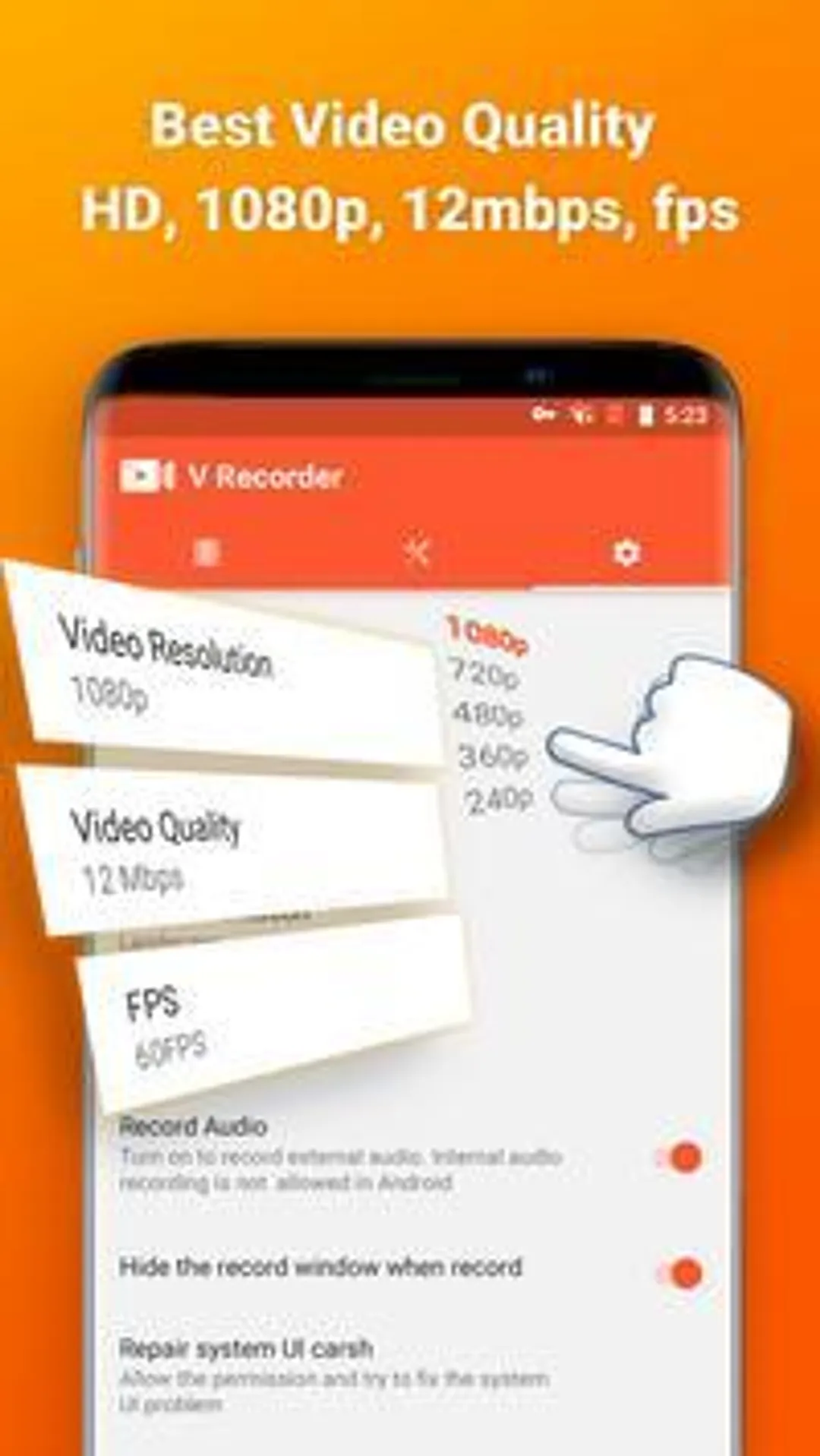 V recorder