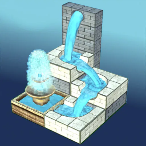 Flow Water Fountain 3D Puzle