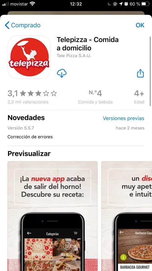 Telepizza - Comida a domicilio en App Store