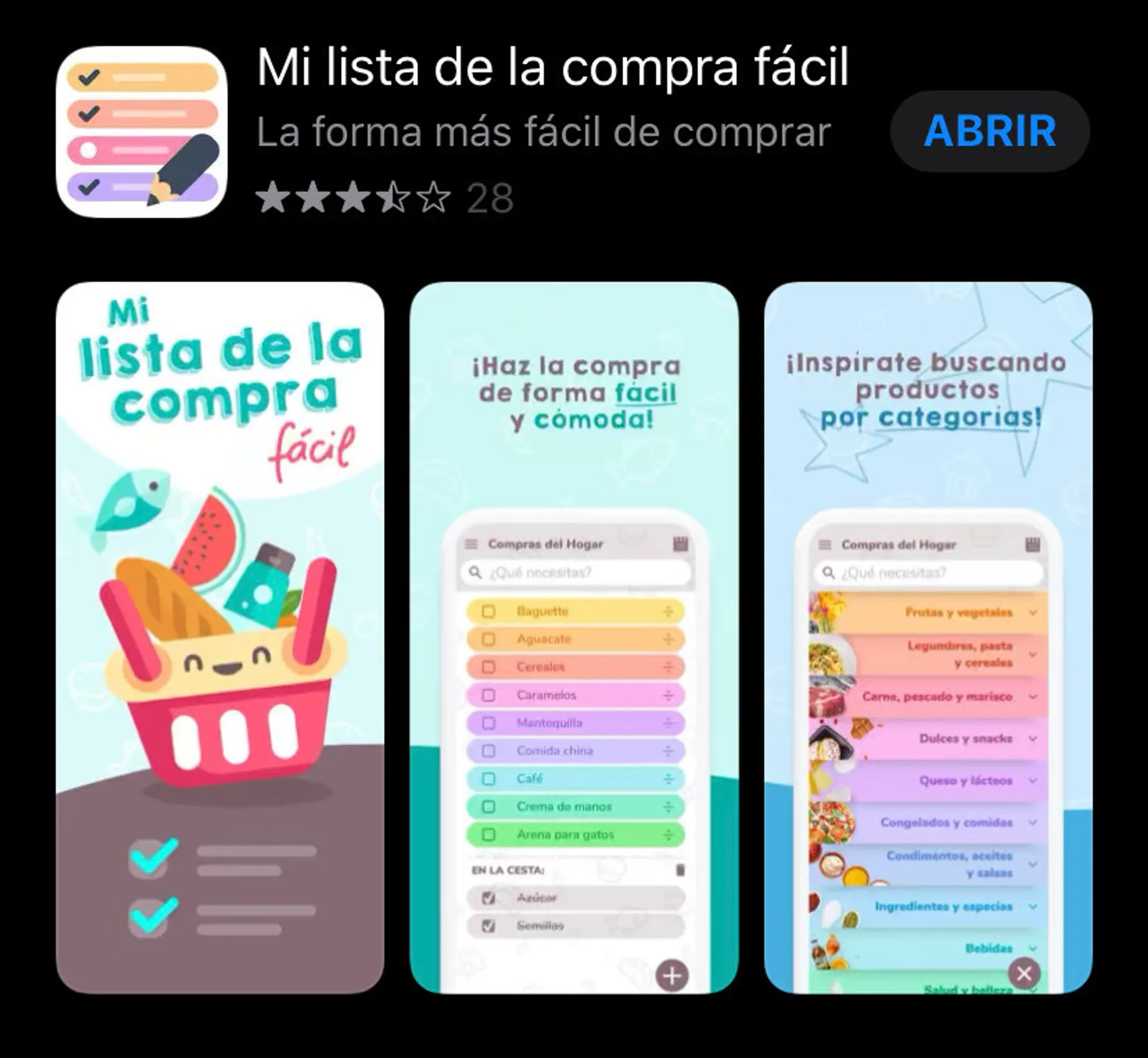Lista de la compra