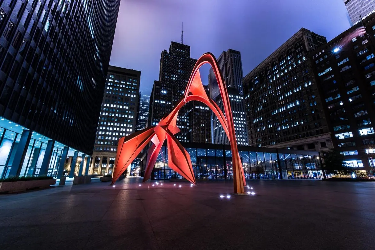Calder's Flamingo