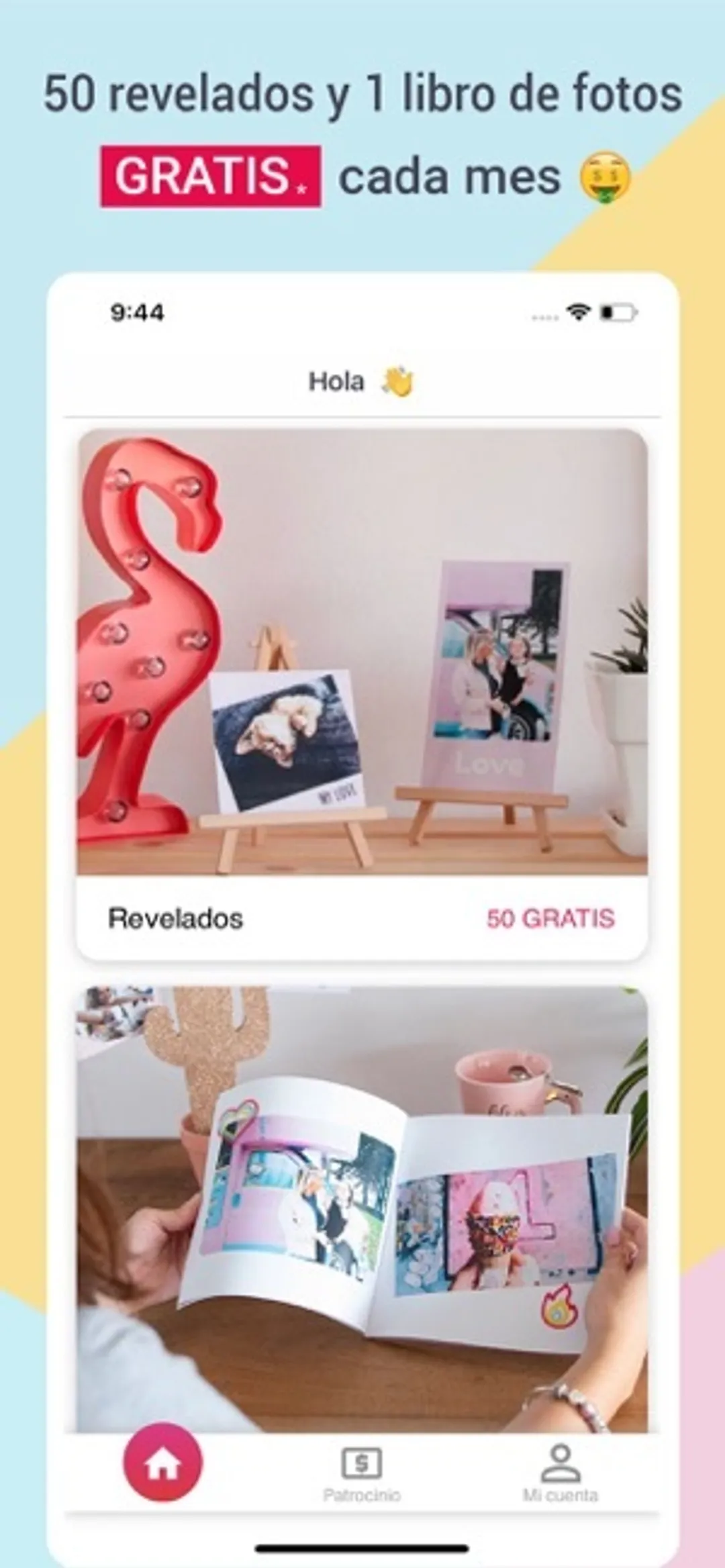 Piics - Revelado gratis de fotos y álbumes