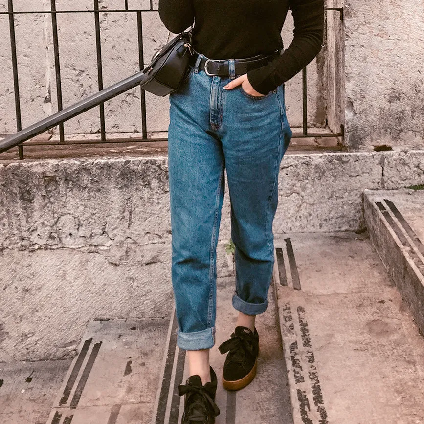 Jeans mom fit básicas