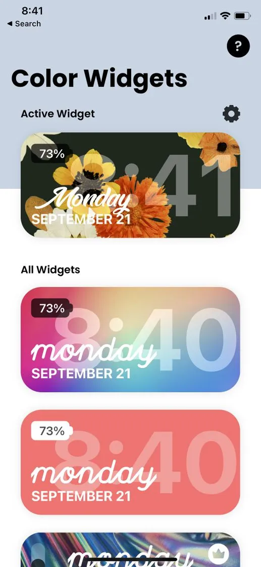 Color Widgets