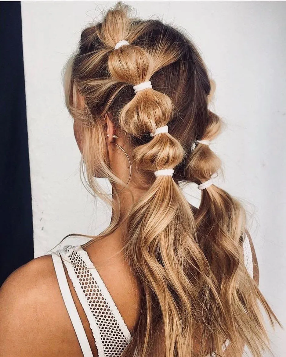 Bubble Braids cabelo