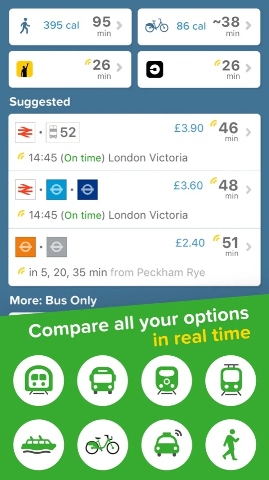 Citymapper - Metro e Comboios