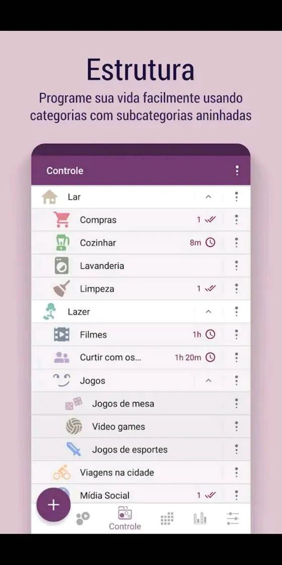 App planejamento