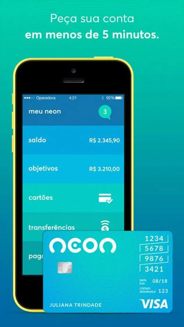 Cartao Neon
