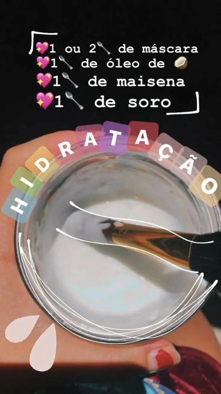 Hidratar os cabelos é sempre bom, tenha este hábito😉