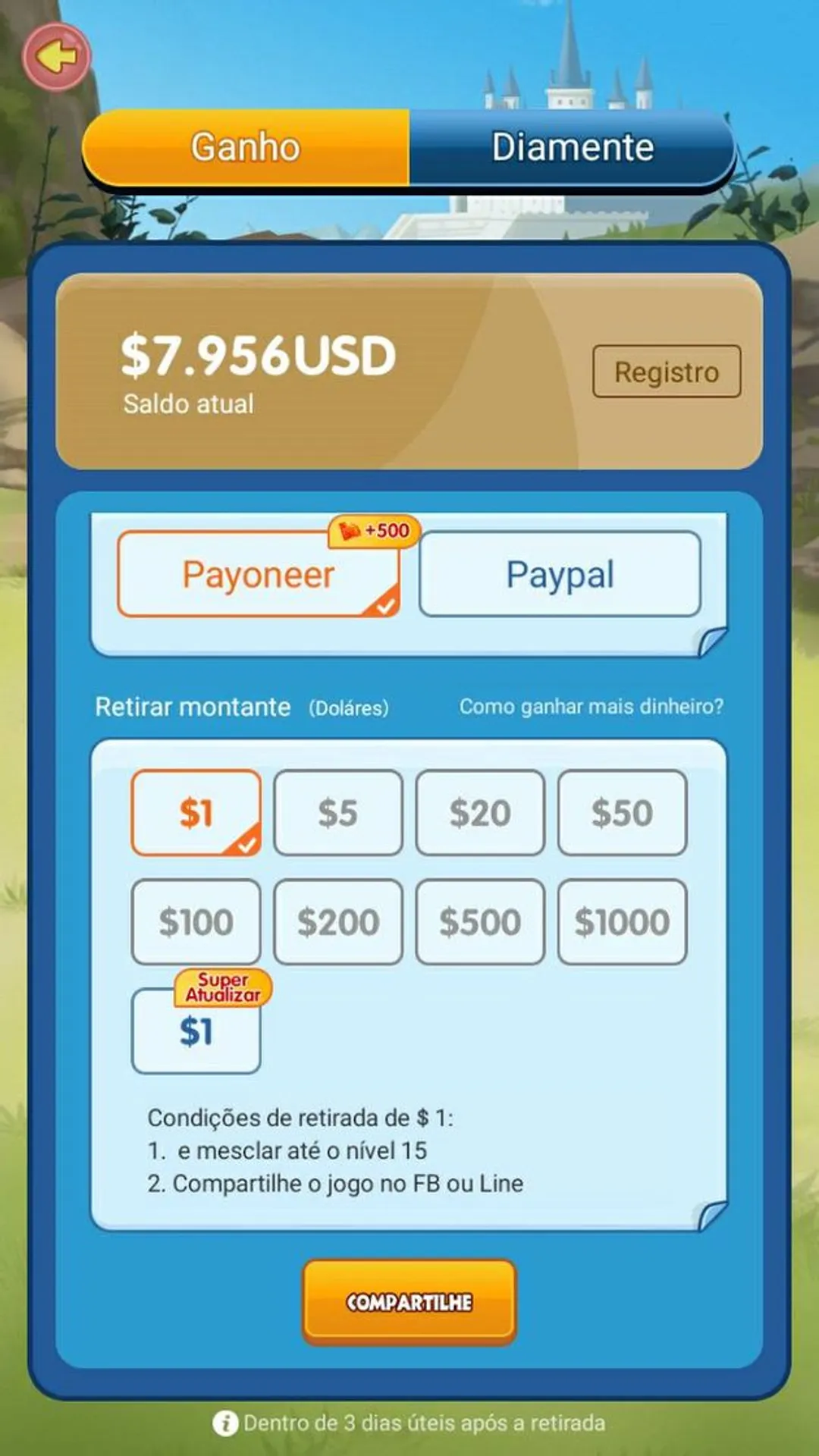 Jogo para se ganhar 🤩