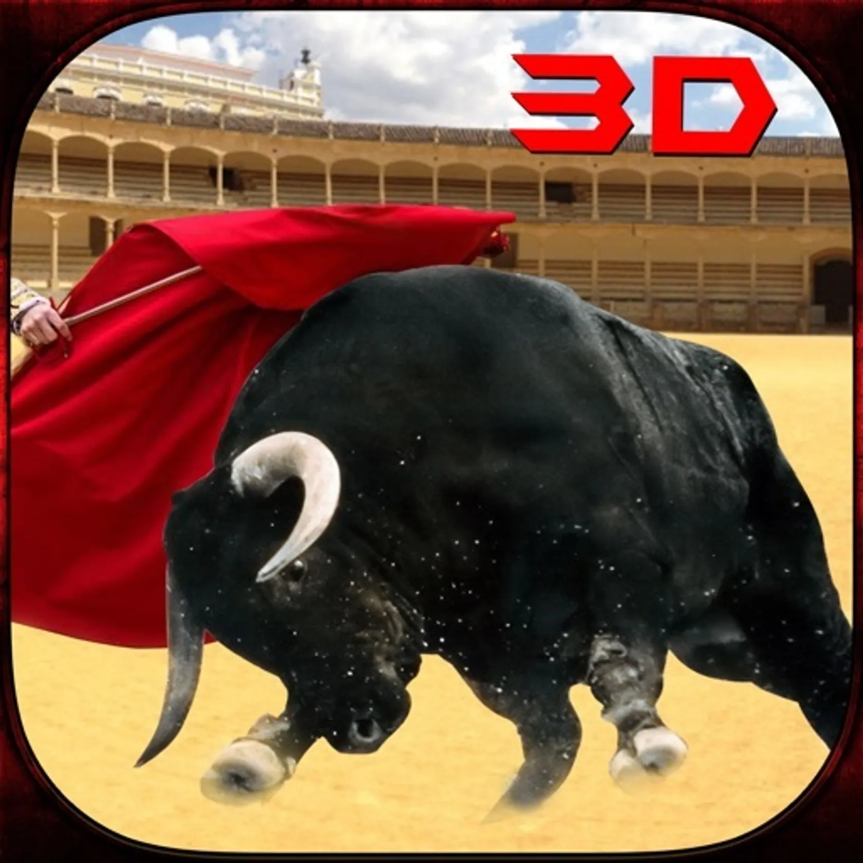 Toro enojado simulador de combate en 3D
