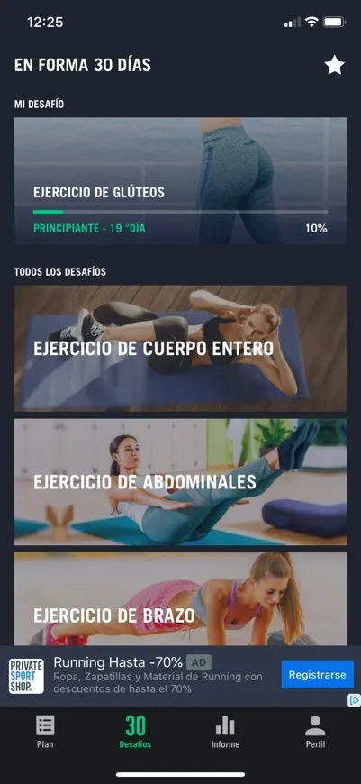 Reto 30 Días en Forma en Casa en App Store