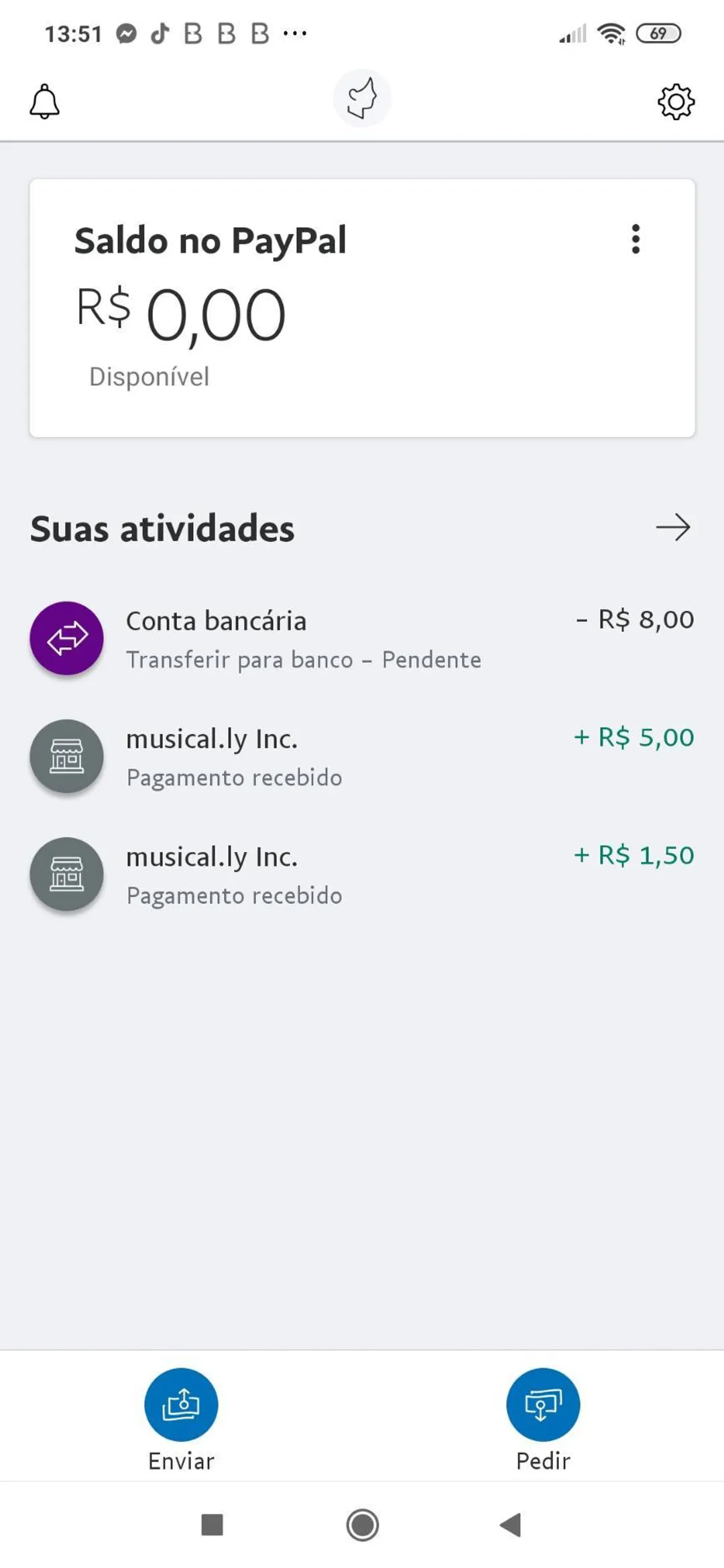 App Tiktok baixe e use o código 20546968 e ganhe dinheiro.