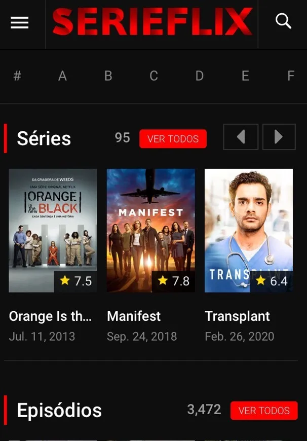 Séries gratuitas
