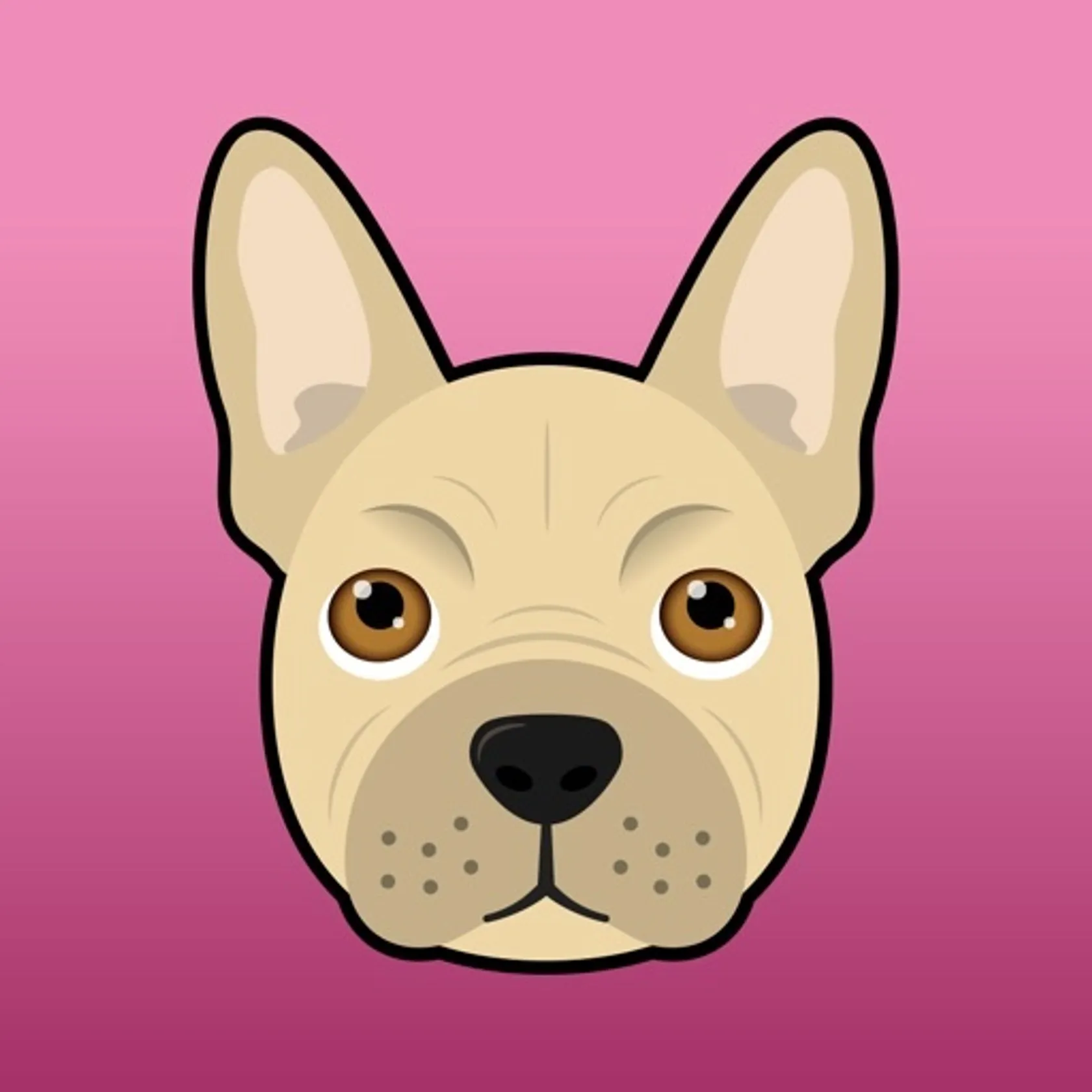 FrenchieMoji: French Bulldog Emojis