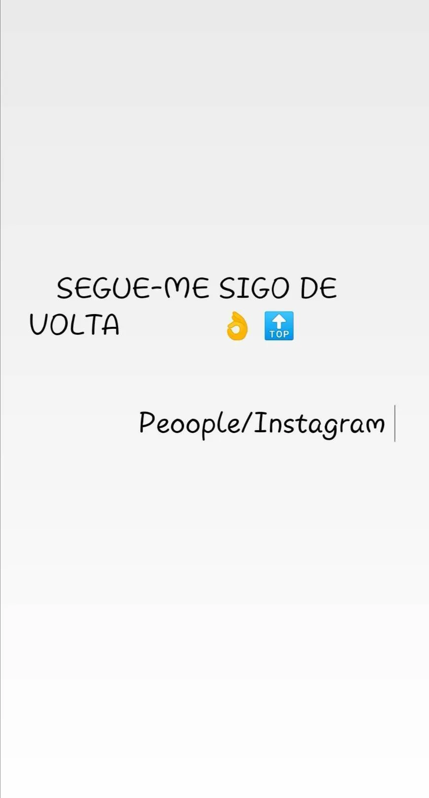SEGUE-ME SIGO DE VOLTA ๐ ๐