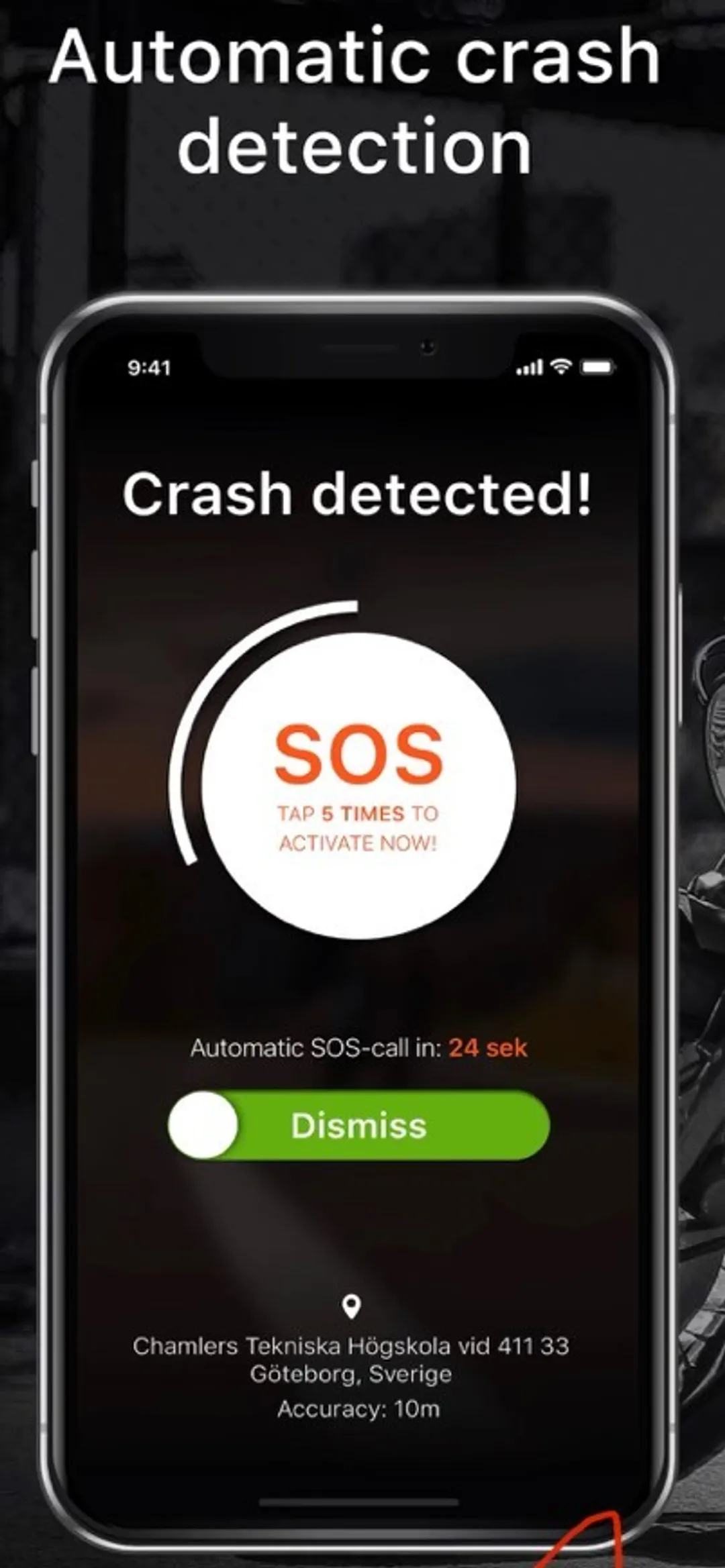 Detecht motorcycle gps