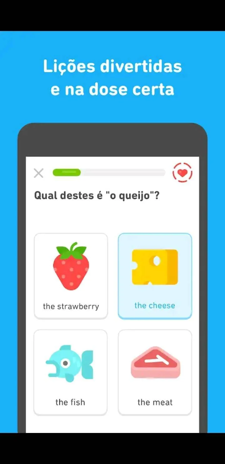 Duolingo Inglês e Espanhol