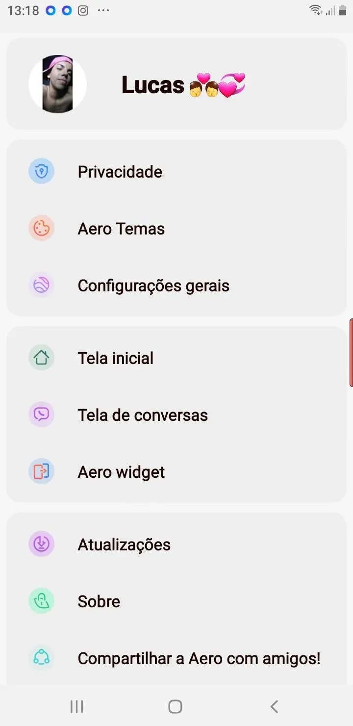 WhatsappAero baixa status, coloca senha em conversas etc...