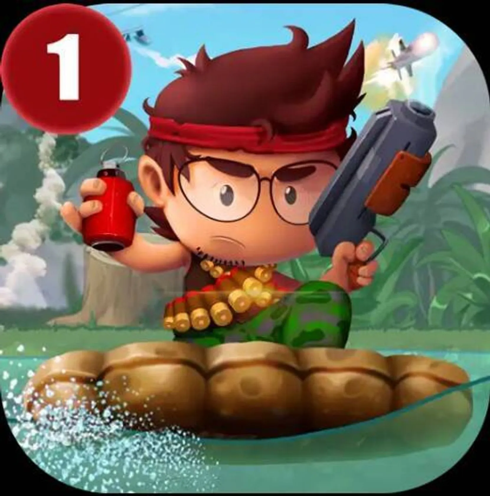 Ramboat - Jogo offline : Pular , Correr e Atirar