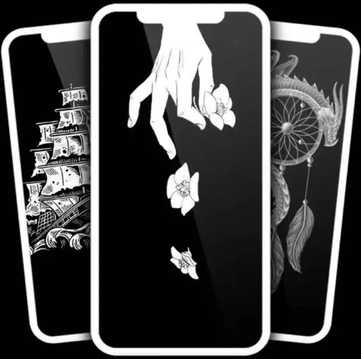 Black Art Wallpaper - Papel de Parede de Arte Negra
