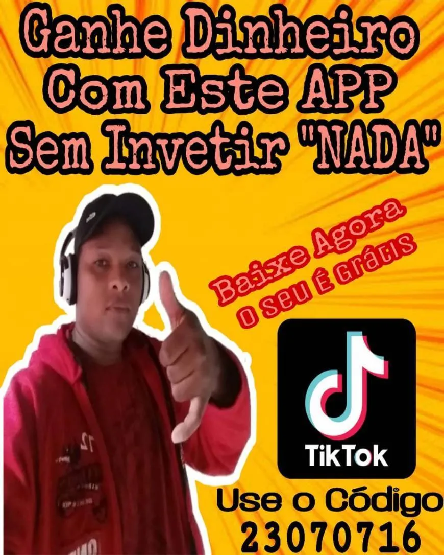 TIK TOK GANHE DINHEIRO