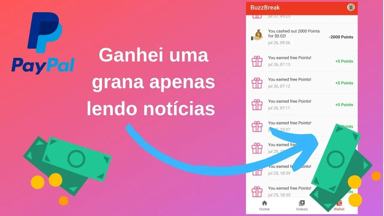 Ganhe dinheiro lendo notícias.