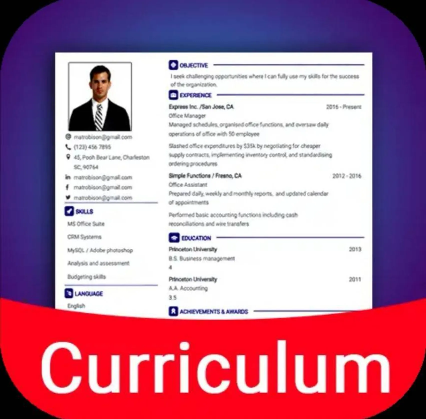 Curriculum Vitae gratis