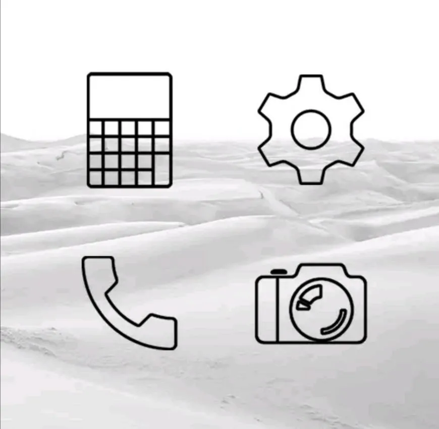 Lines Dark Icon Pack