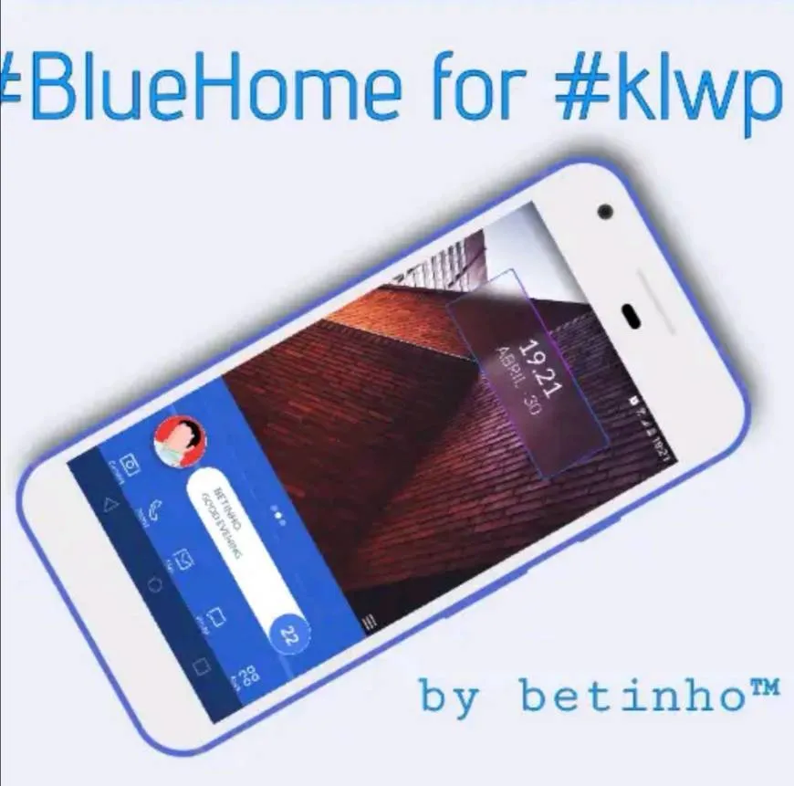 Bluhome for KLWP, de Betinho.
