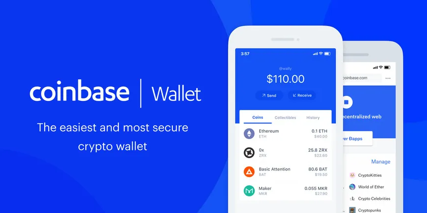 Coinbase - Carteira de criptomoedas
