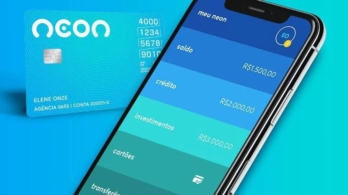 Abra sua conta neon