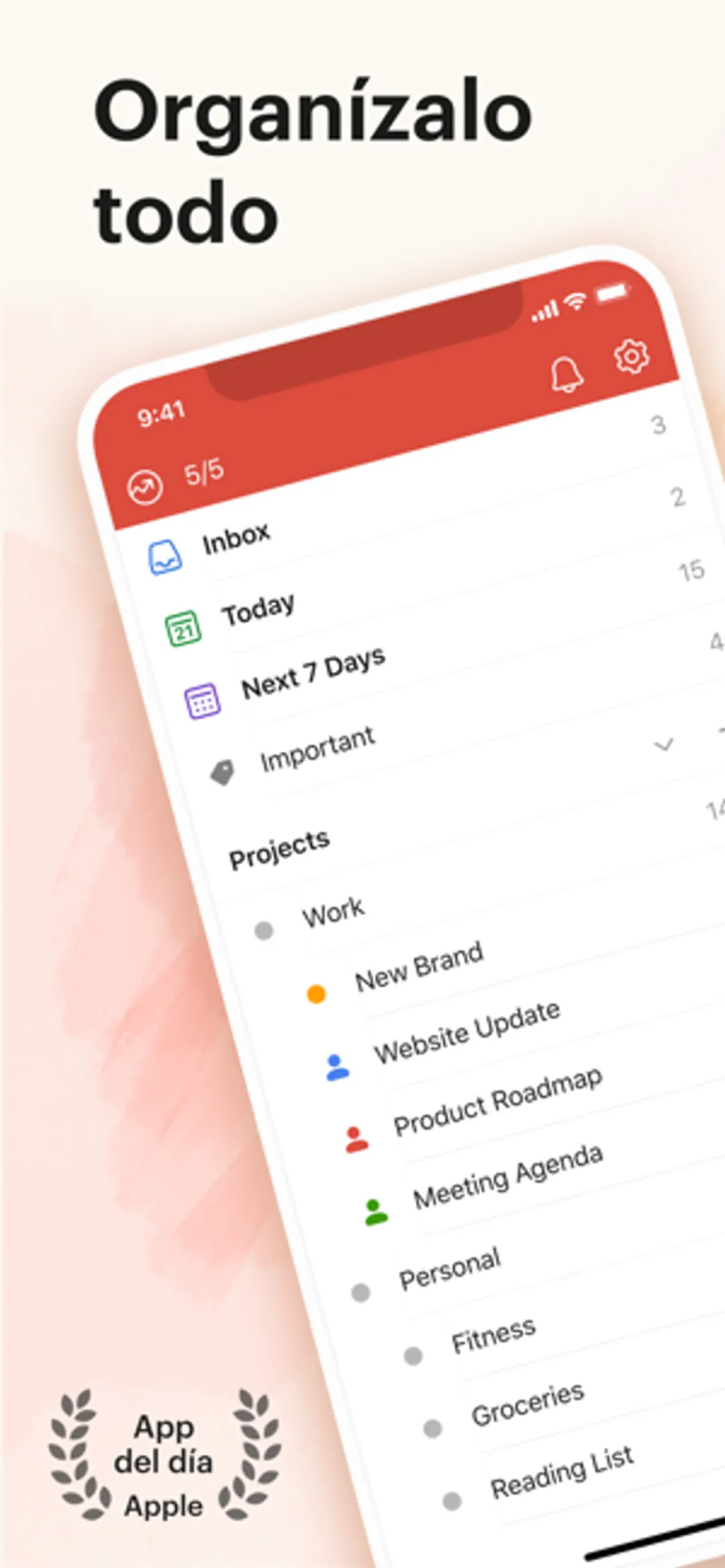 Todoist: Lista de tareas en App Store