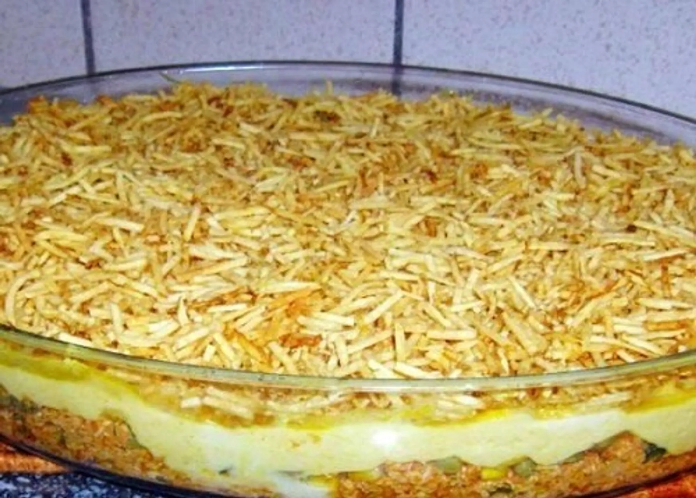 Fricassê de frango.
