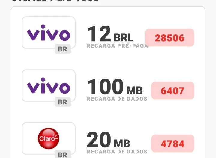O app dá recargas celular basta convidar pessoas p link.