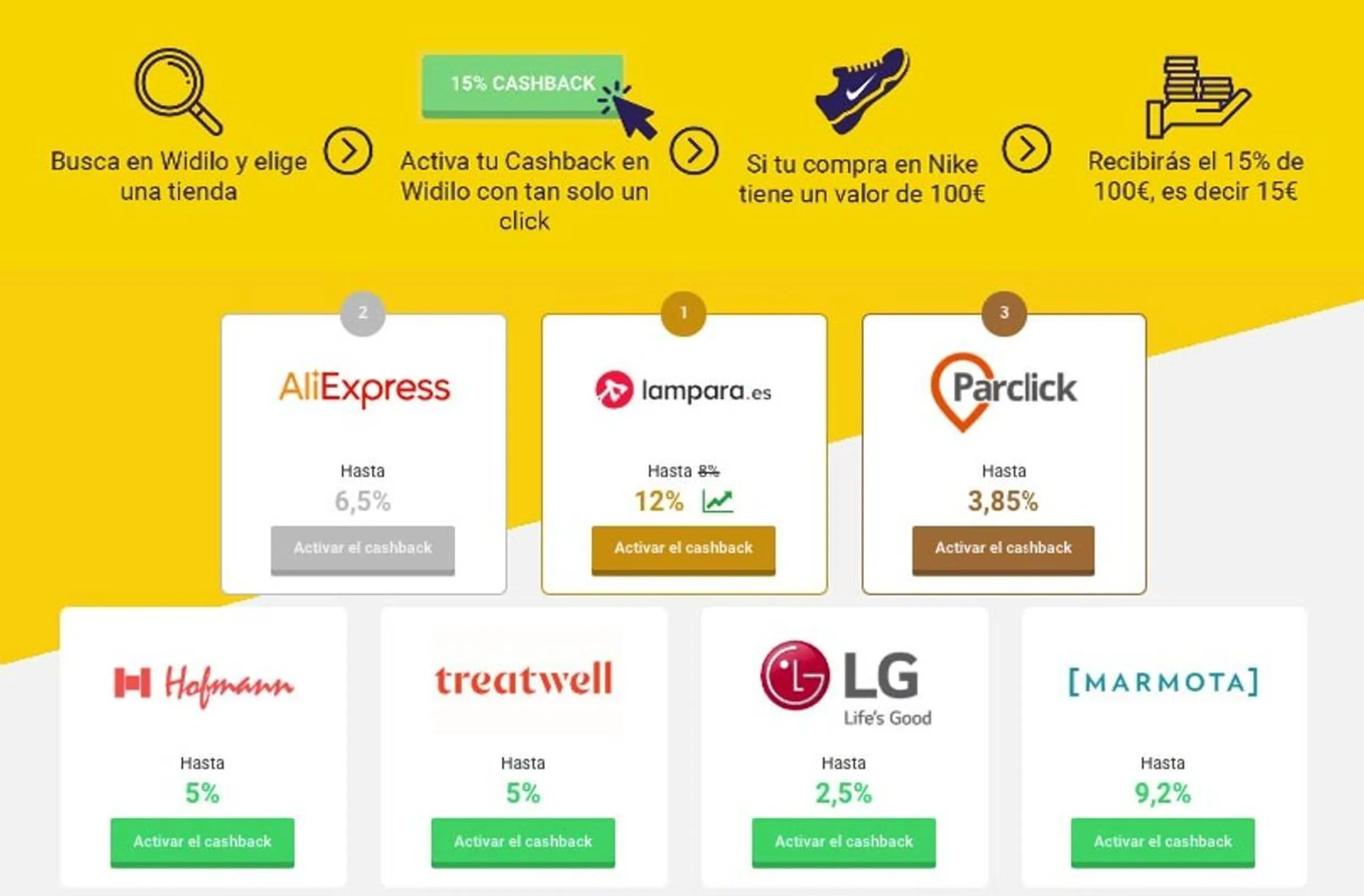 Widilo - Cashback por tus compras🛒
