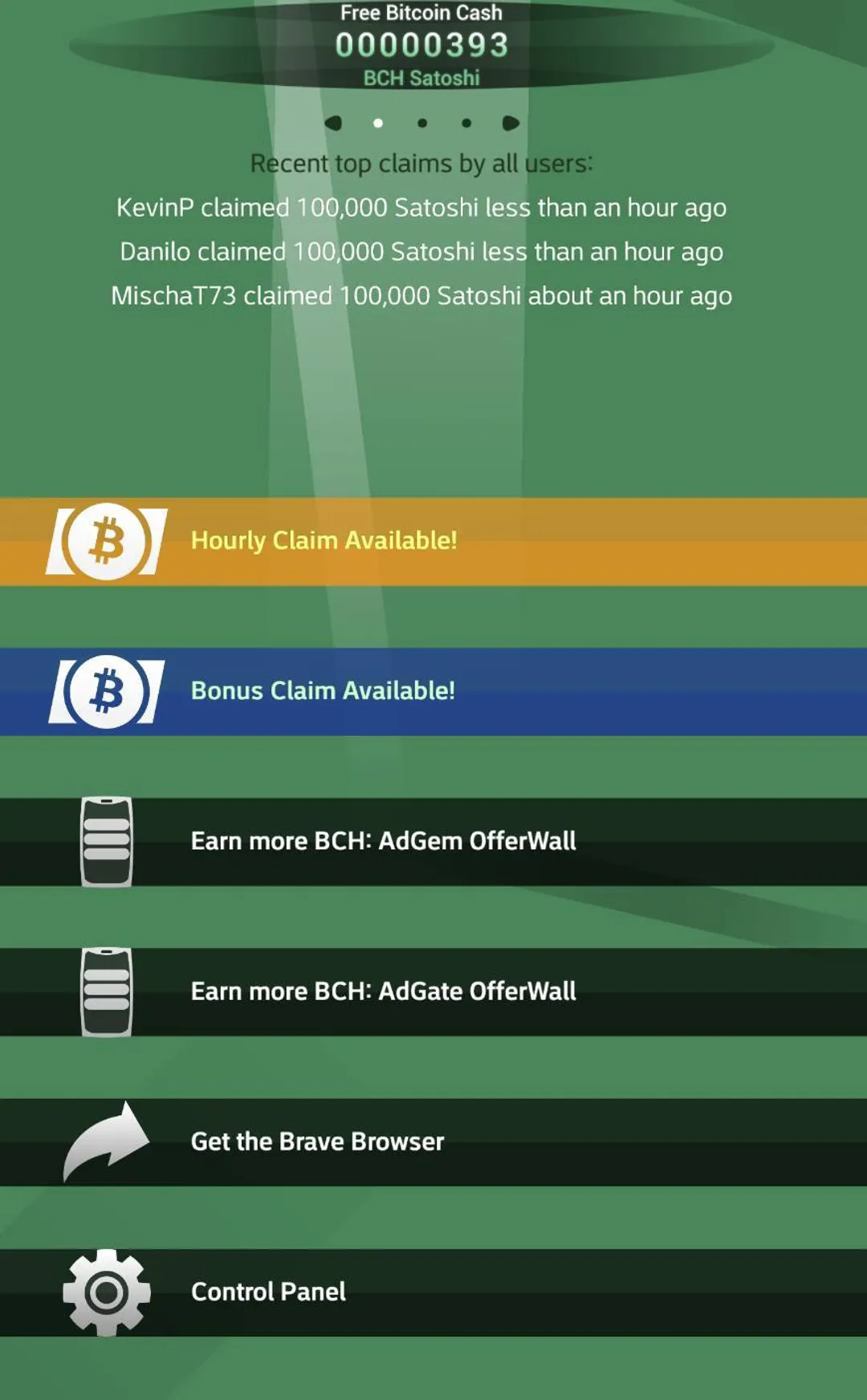 Free Bitcoin Cash