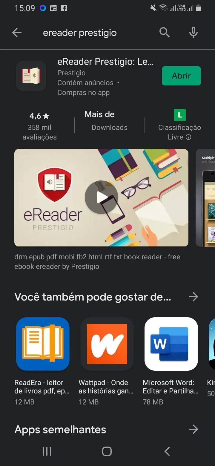 Ereader Prestigio