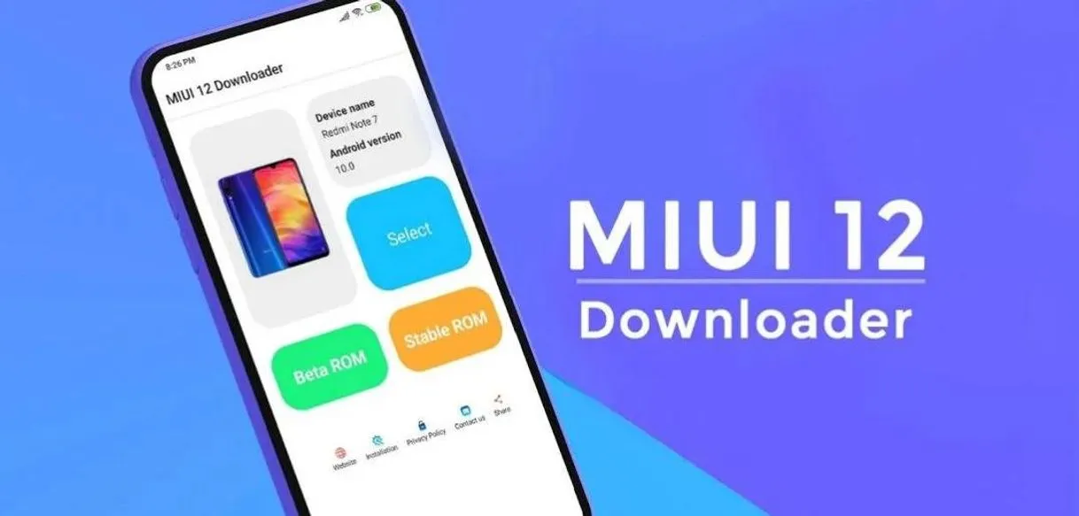 MIUI 12 Downloader