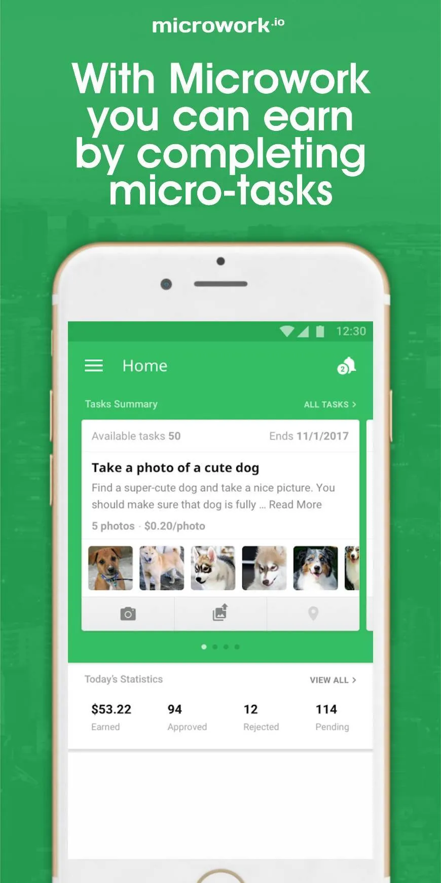 App Microwork - Play Store