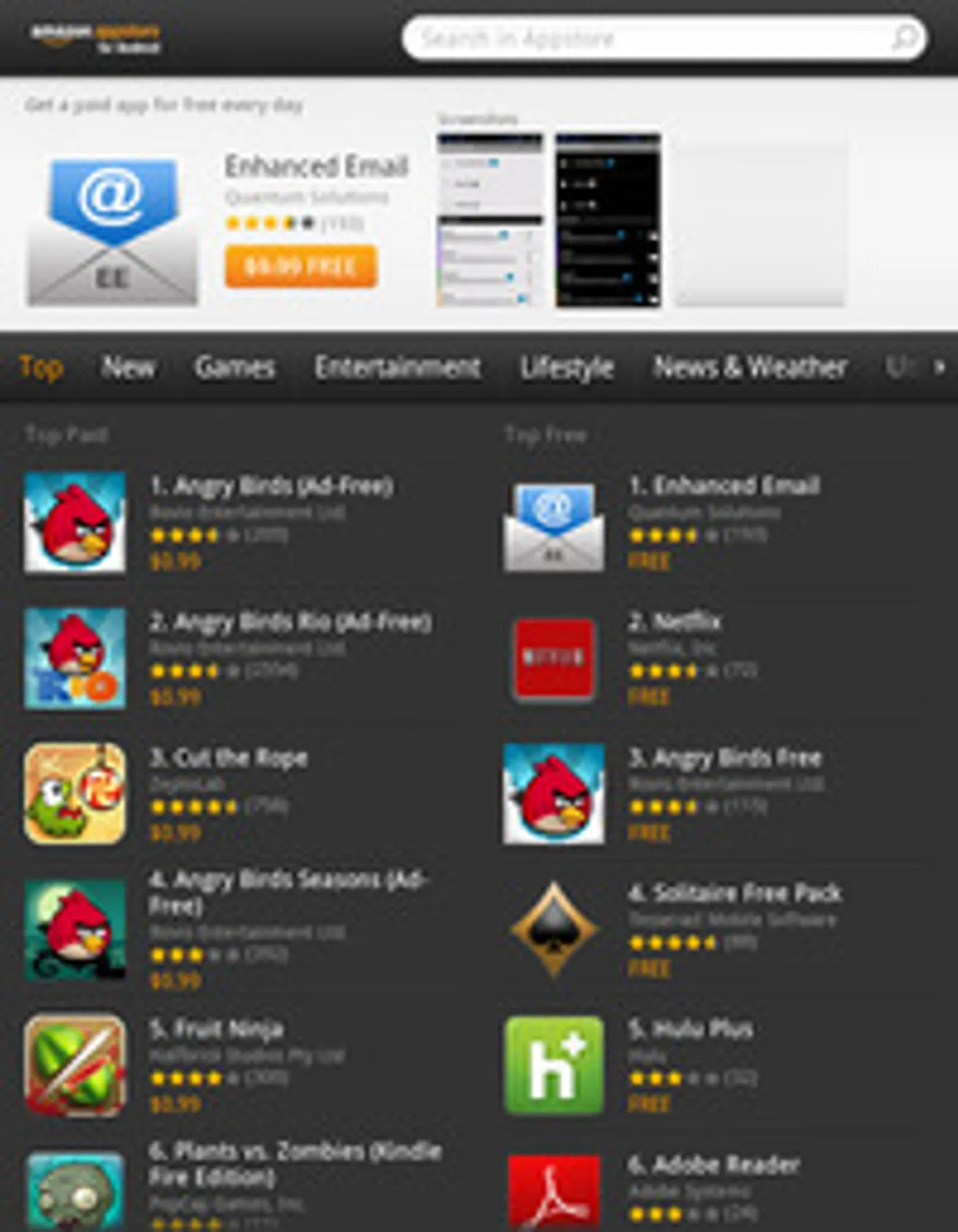 Amazon appstore