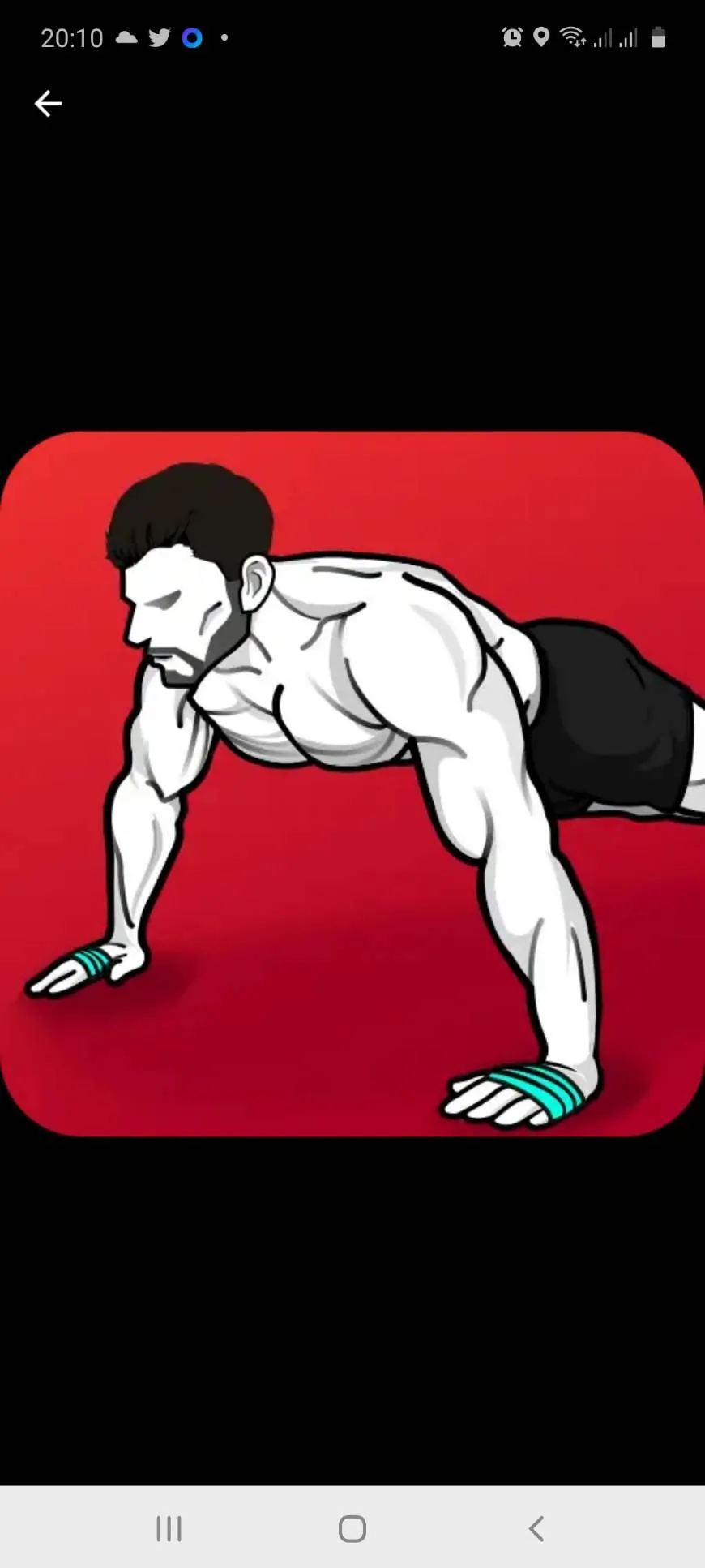 Muy buena aplicación para entrenar en casa ,sin máquinas