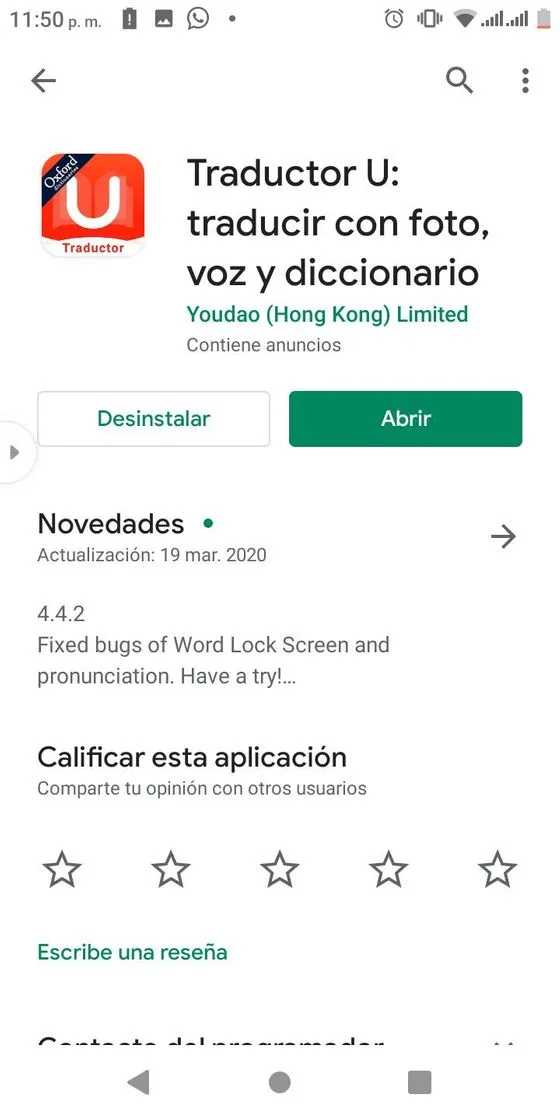 Traductor U