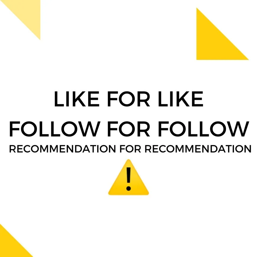 FOLLOW FOR FOLLOW // LIKE FOR LIKE // RECOMMEND FOR RECOMMEN