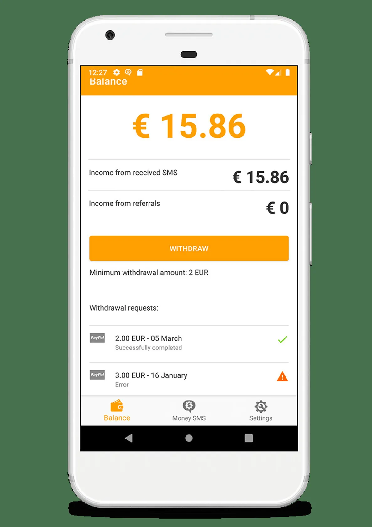 Money sms