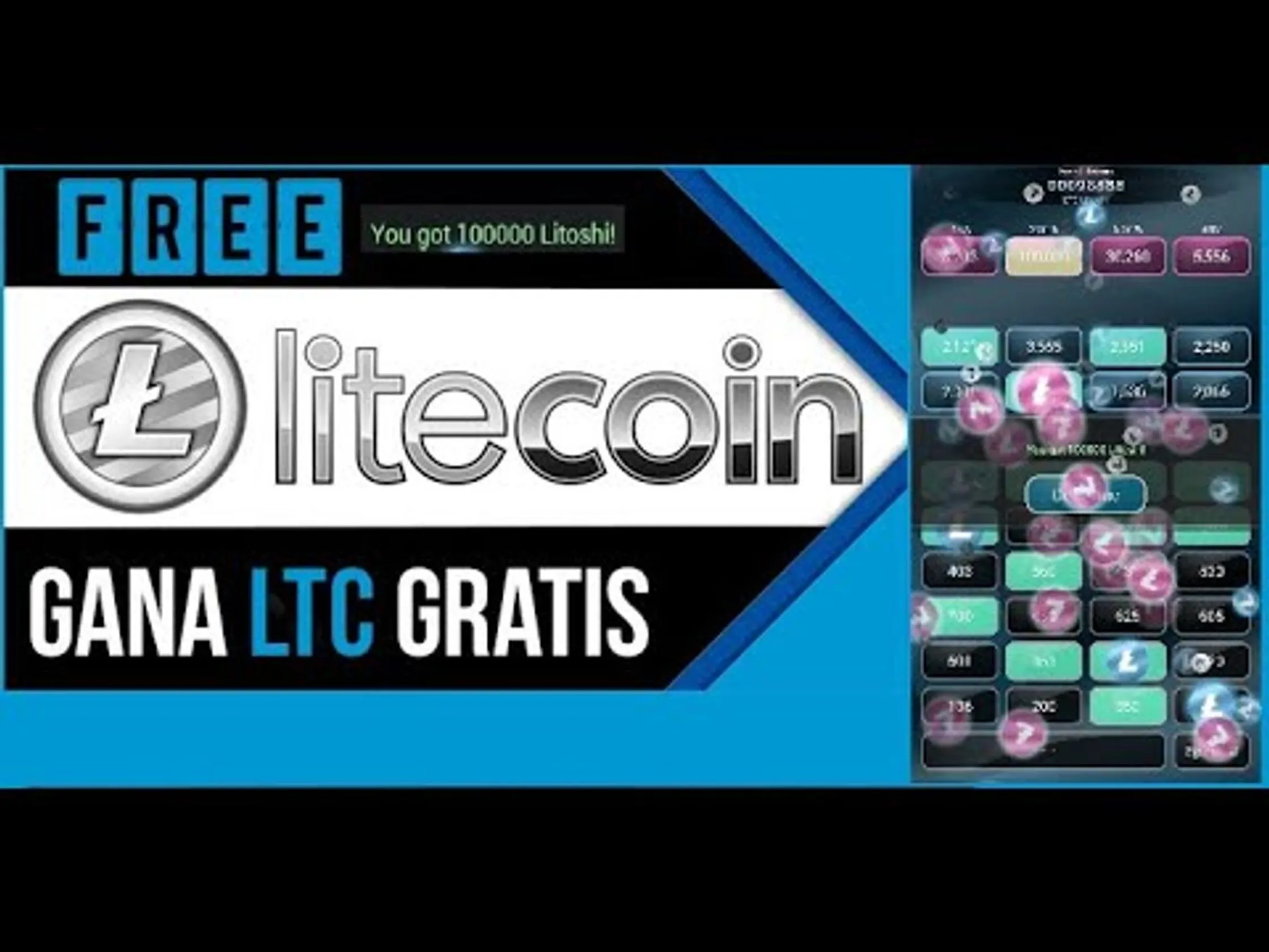 Free Litecoin - App gana la criptomonedas LTC 🎮💵📱