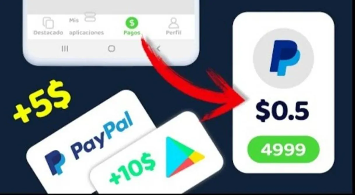 Aplicacion muy buena para ganar dinero a paypal en 2020๐ค๐ค
